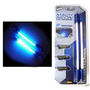   Thin LIne  9 inch Sound Activated Neon Rods  Blue(pair) Automotive