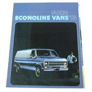  1975 75 Ford ECONOLINE Van BROCHURE E100 E250 E350 