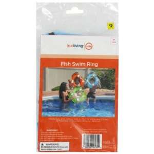   trueliving Inflatable Fish Swim Ring   Assorted Colors Toys & Games