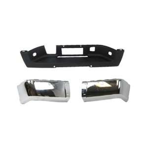 2007 2012 CHEVY SILVERADO GMC SIERRA REAR BUMPER CAP CHROME CENTER PAD 