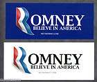 mitt romney 2012 design bumper sticker set of two blue
