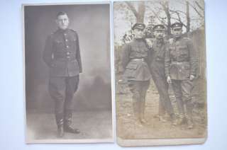 1920s Set of 2 Estonian Liberation Army Officers Photos. In Good 