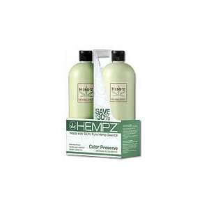  Hempz Color Preserve Shampoo & Conditioner Liter Health 