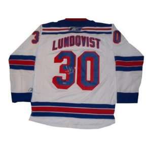 Henrik Lundqvist Jersey   Reebok Replica White   Autographed NHL 