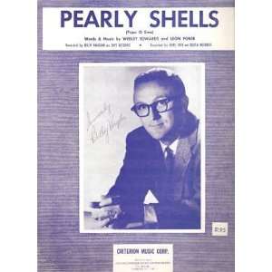  Sheet Music Pearly Shells Billy Vaughn 26 