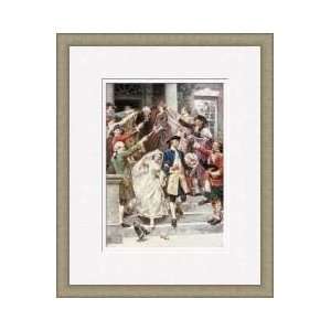 Here Comes The Bride Wedding Of Washington Framed Giclee Print  