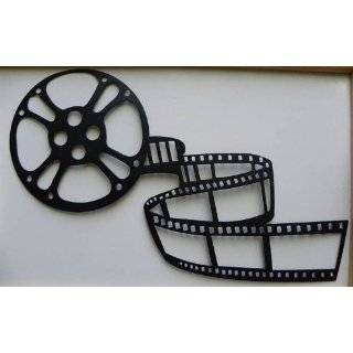 Home Theater Decor Movie Reel and Film Metal Wall Art