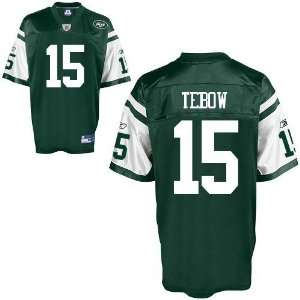 OFFICIALLY LICENSED TIM TEBOW NIKE ELITE HOME JERSEY GREEN #15 NEW 