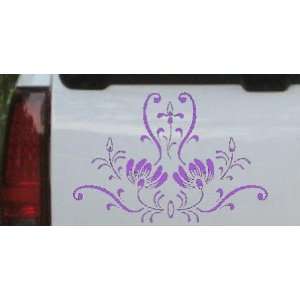   Door Accent Flowers And Vines Car Window Wall Laptop Decal Sticker