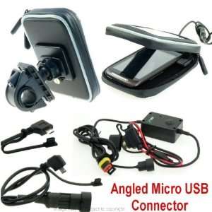  Motorcycle Cell Phone Mount Bundle with Direct to Battery 