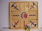wooden deluxe wa hoo wahoo board game marble game kk24