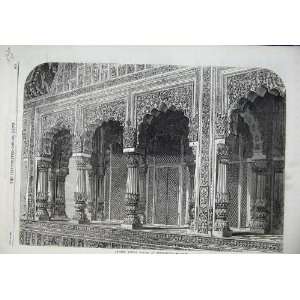  1869 Ancient Hindoo Temple Bindrabund Architecture Art 