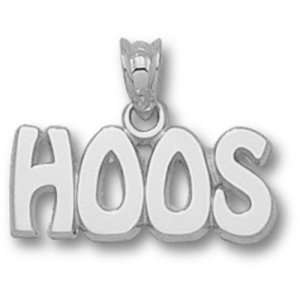  University of Virginia HOOS 5/16 Pendant (Silver 