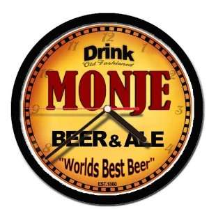  MONJE beer and ale cerveza wall clock 