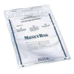  PM Company 58007, Plastic MoneyBags 11 x 15 dual bag 