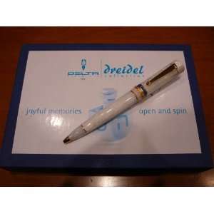   Dreidel White and Vermeil Trim Ltd. Edition Ballpoint