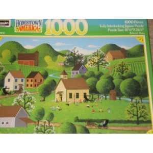  Hometown America 1000 Piece Puzzle School Days Toys 
