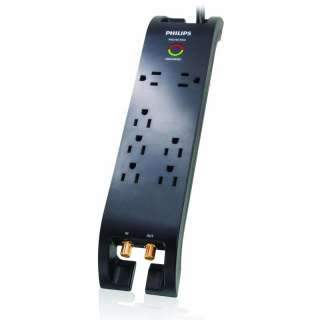  Philips SPP5074B/17 7 Outlet Home Theater Surge Protector 