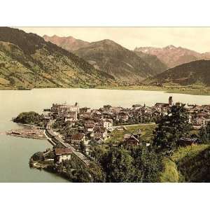  Vintage Travel Poster   Zell on the lake (i.e. Zell am See 
