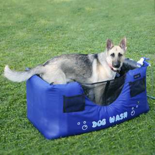 HUGZ Portable And Inflatable Dog Washing Station Bath Grooming Bath 