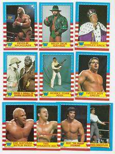 1987 Topps Lot of 30 WWF Wrestling Cards w/ Hulk Hogan  