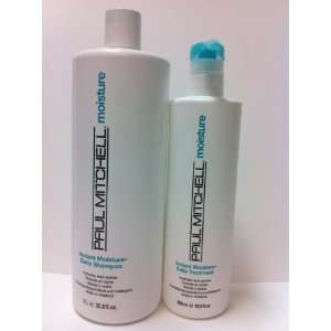 Paul Mitchell Instant Moisture Shampoo (33.8 oz) and Treatment (16.9 