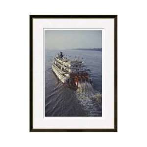 Delta Queen Steamboat On The Mississippi River Tennesee Framed Giclee 
