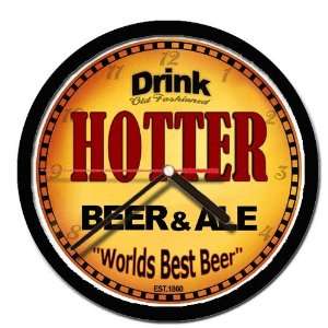  HOTTER beer and ale cerveza wall clock 