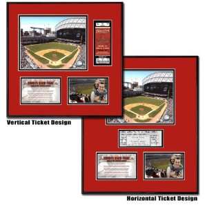  Houston Astros   Minute Maid Park   Ballpark Ticket Frame 