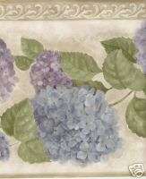 Wallpaper Border With Flowers / Hydrangeas 78B57933  