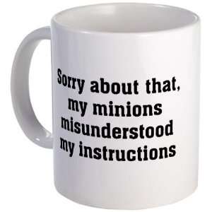  Sorry About Minions Humor Mug by  Kitchen 
