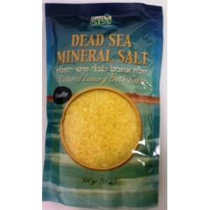   Sea of Spa Natural Dead Sea Mineral Bath Salt  Vanilla Scent Beauty