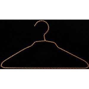    Hangers  Gold Aluminum Rope Dress / Blouse Hanger