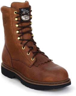 Georgia Boot Mens G7104 Waterproof 8 Lacer Boots  
