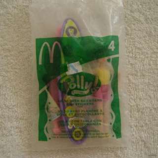 McDonalds Polly Pocket #4 LILA w/SAILBOARD & STICKERS  