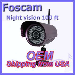 FOSCAM FI8904W Security WIFI IP Camera Night Outdoor Water proof 