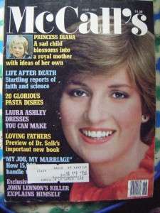 MCCALLS~MAGAZINE~JUNE 1982~PRINCESS DIANA~LAURA ASHLEY  