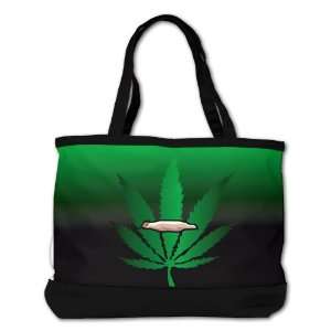  Shoulder Bag Purse (2 Sided) Black Marijuana Joint and 
