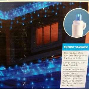   70 count blue LED micro icicle light set String Lights