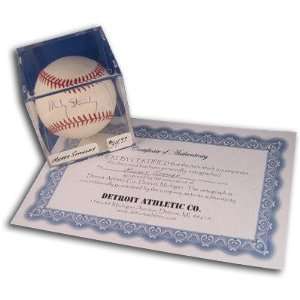  Mickey Stanley Autographed Baseball