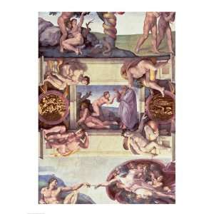 Sistine Chapel Ceiling (1508 12) The Creation of Eve, 1510   Poster 