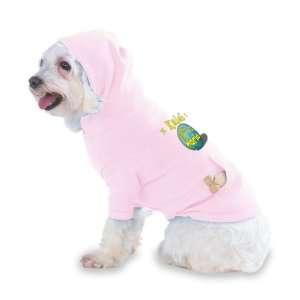 Kaleb Rocks My World Hooded (Hoody) T Shirt with pocket for your Dog 