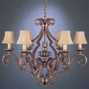  Fine Art Lamps 837140ST 6 Light Stile Bellagio Chandelier 