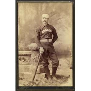  Michael J Kelly,King,Boston Beaneater,uniform,bat,c1887 