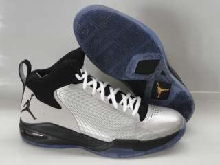 Nike Jordan Fly 23 Silver Black Blue Sneakers Mens Size 10.5  