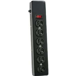  Coleman Cable 046888806 6 Outlet Metal Power Strip with 3 