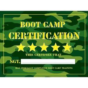    Camo Gear Certificate Boot Camp (6pks Case)