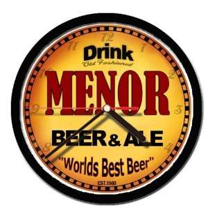  MENOR beer and ale cerveza wall clock 