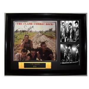 The Clash Autographed LP