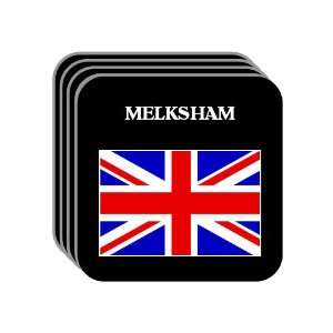  UK, England   MELKSHAM Set of 4 Mini Mousepad Coasters 